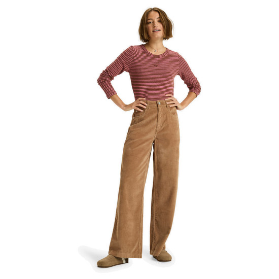 Roxy Γυναικείο παντελόνι Surf On Cloud Cord - Corduroy Wide Leg Trousers